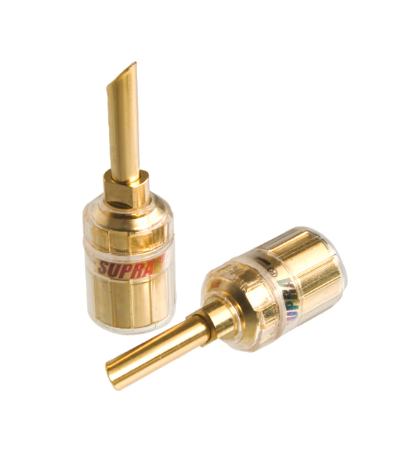 Supra CombiCon KIT M6 verwisselbare Banaanpluggen + Spades + body gold-plated tot 6 mm² schroefmontage per set - Afbeelding 3