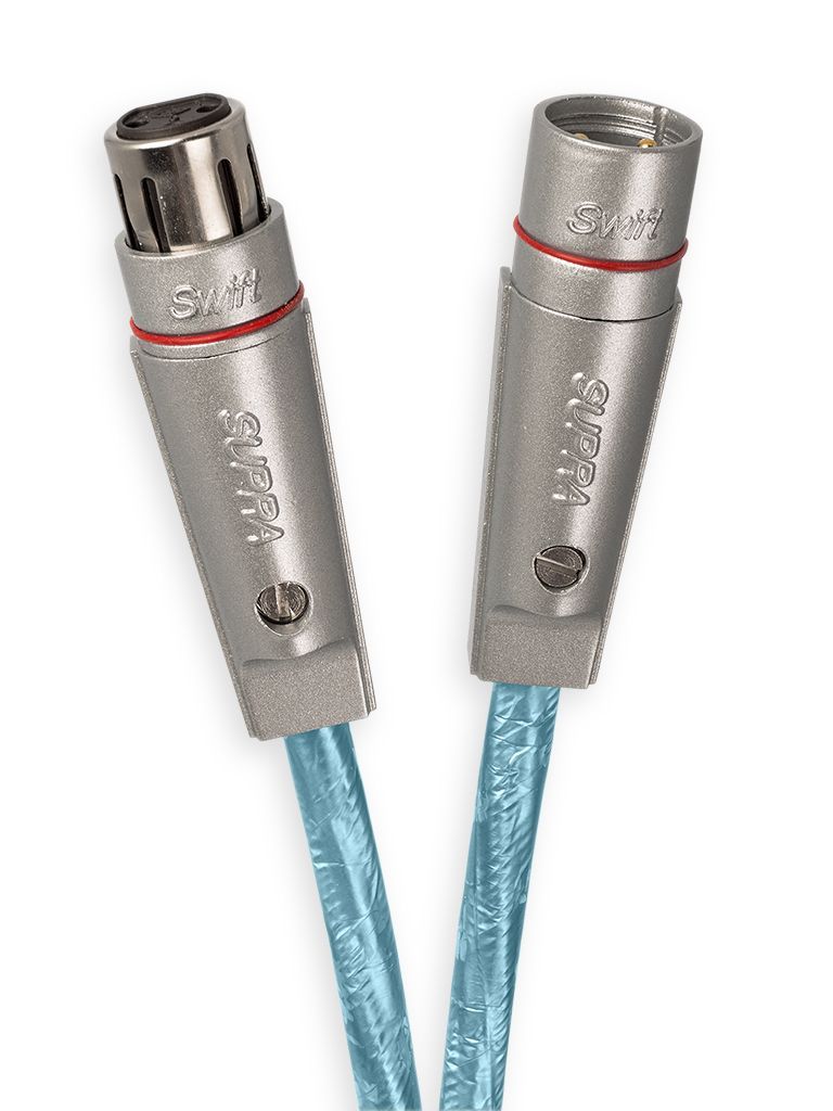Supra Sword I XLR high end interlink met vergulde connectoren stereoset 2 stuks vanaf 0,8 meter - Afbeelding 2