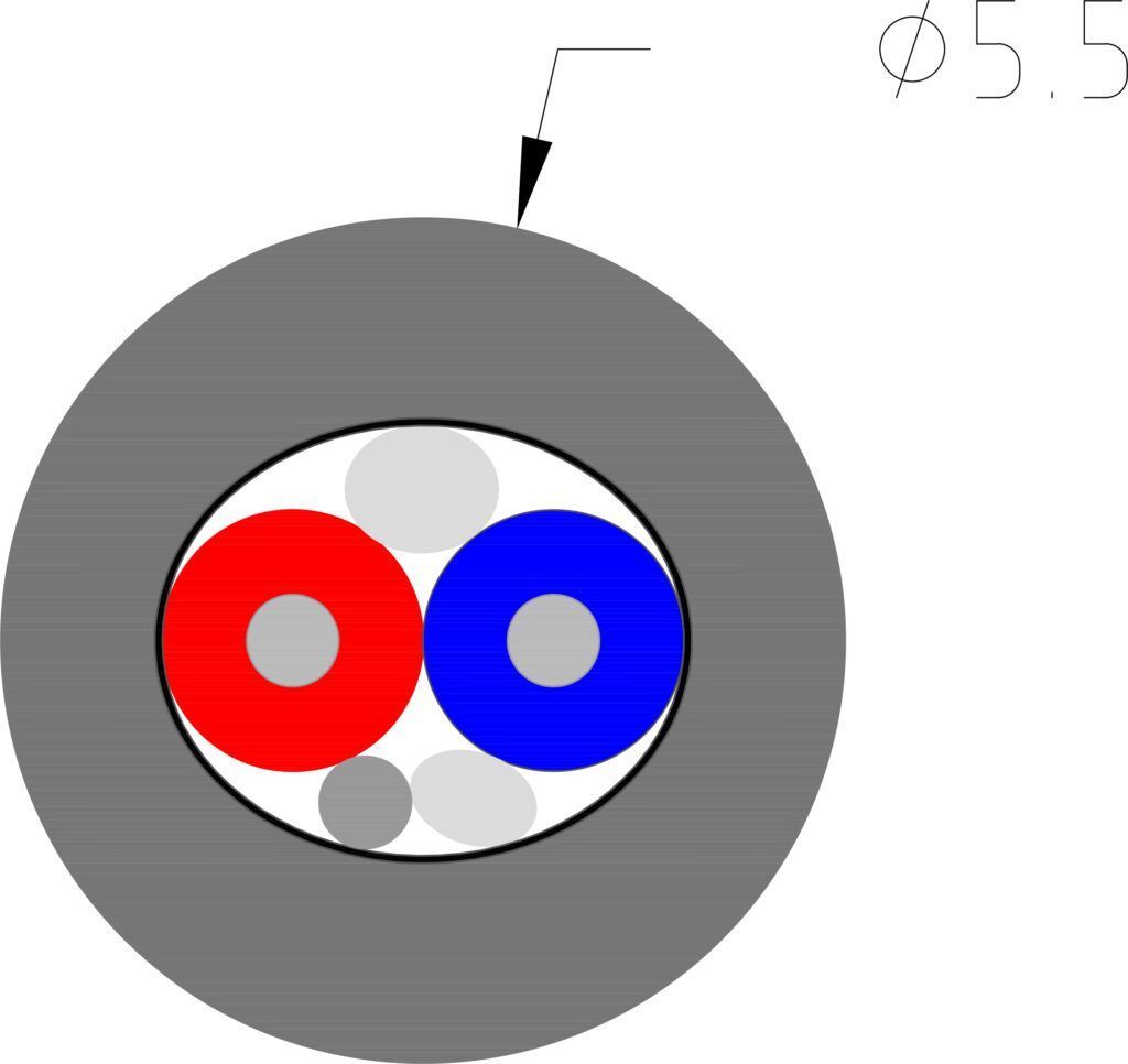 Supra Sublink subwooferkabel 1RCA naar 1RCA blauw 1x3x0.24mm2 / AWG 23 met vergulde connectoren vanaf 2,0 meter - Afbeelding 4