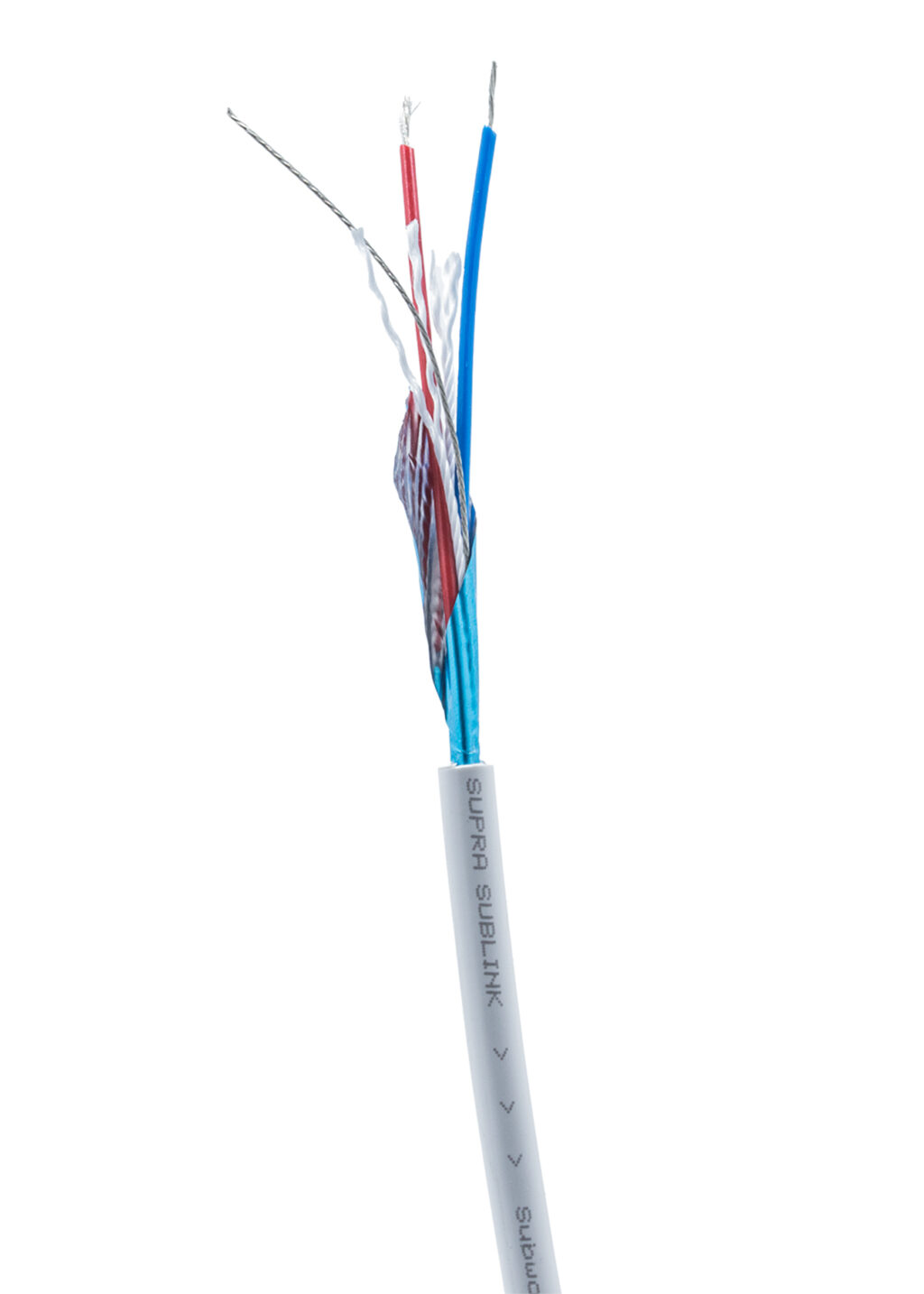 Supra Sublink subwooferkabel 1RCA naar 1RCA blauw 1x3x0.24mm2 / AWG 23 met vergulde connectoren vanaf 2,0 meter - Afbeelding 3