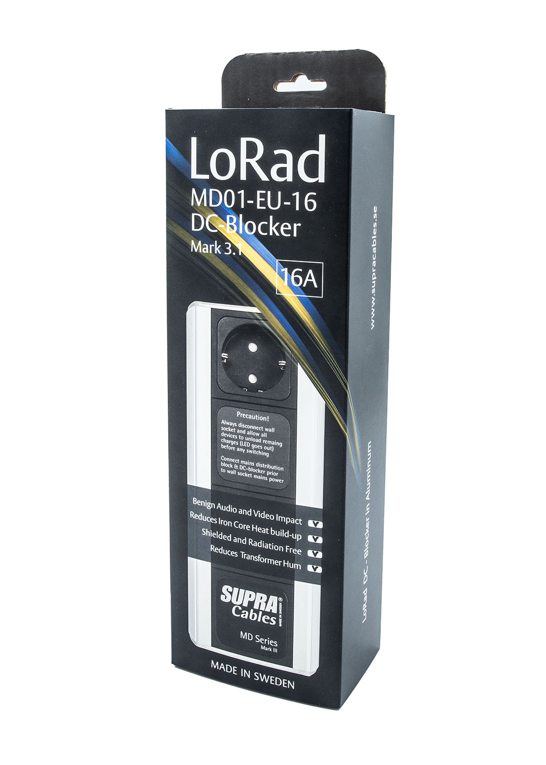 Supra LoRad DC-BLOCKER / DC-Filter MD 01DC 16-EU MK 3.1 afgeschermd stekkerblok 1 x schuko met C19 - 16A aansluiting - Afbeelding 6